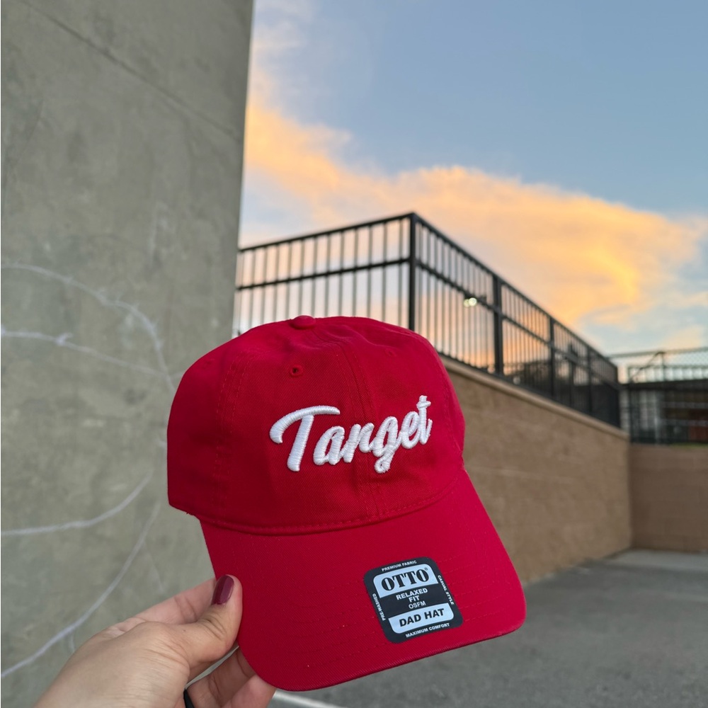 Target Dad Hat - Red